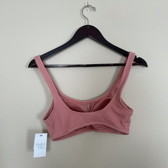 TIME AND TRU RIBBED BIKINI TOP - Picture 2 of 3